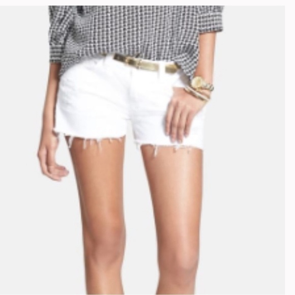 J. Brand‎ White Low Rise Shorts - Picture 1 of 8